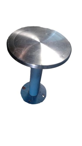 [7702025020324] Butaco de cafeteria con anclaje al piso 46 Cm Gris
