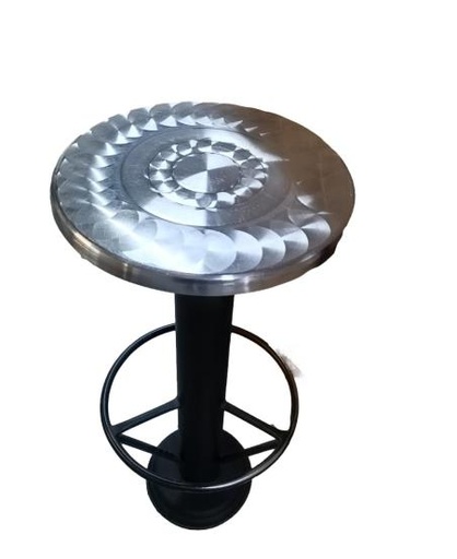 [7702025020348] Butaco de cafeteria con anclaje al piso  55 Cm Gris