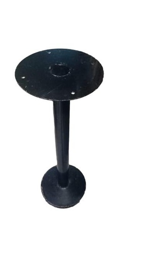 Base for cafeteria table with anchor to the floor 74 Cm Black